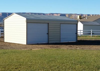 Enclosed Metal Building