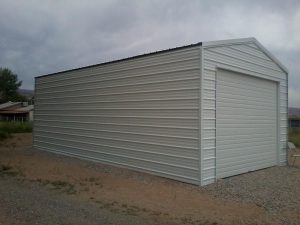 Enclosed Metal Building
