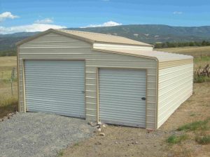 Enclosed Metal Building