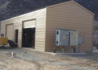 Enclosed Metal Building